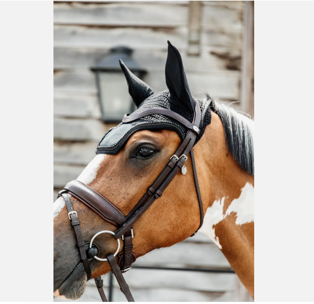 Orejera Fly Veil Wellington Velvet Pearls Kentucky