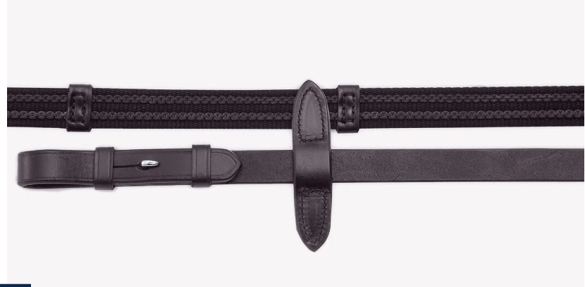 Riendas Domenico de tela con Grip PE