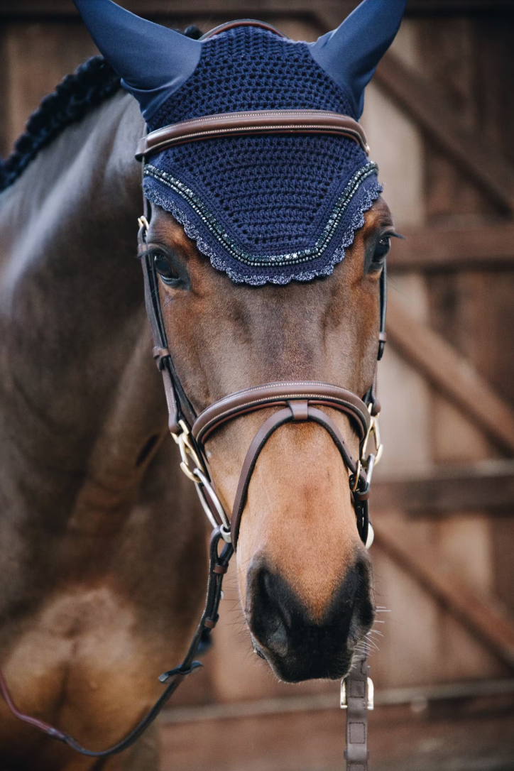 Orejera Fly Veil Wellington Stone & Pearl