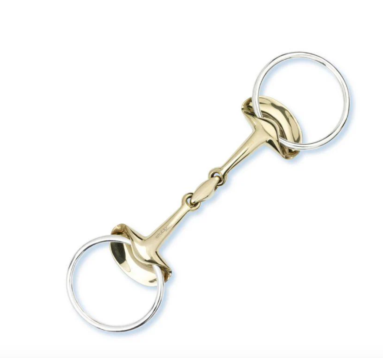 Bocado Golden Wings Snaffle Double Broken Copper Mouth