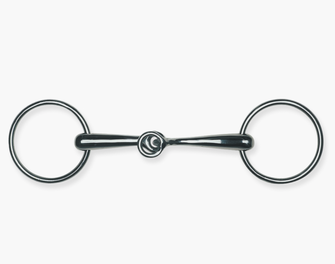 Bocado SS L-W Ring Snaffle Bit