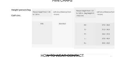 Mini Chaps Lycra Ego 7